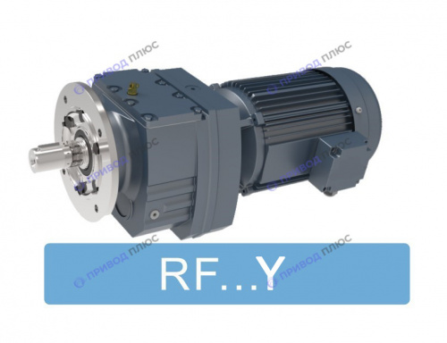 Цилиндрический мотор-редуктор R/RF167-Y315N4-132-14,48-M1-0⁰-II